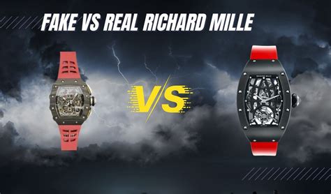 real vs fake richard mille|richard mille watch knock off.